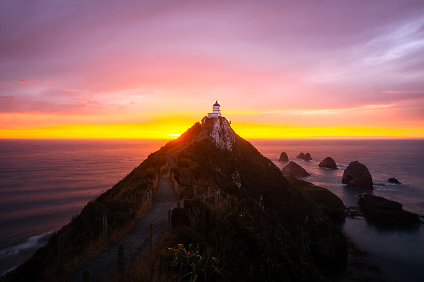 Nugget Point Lighthouse.