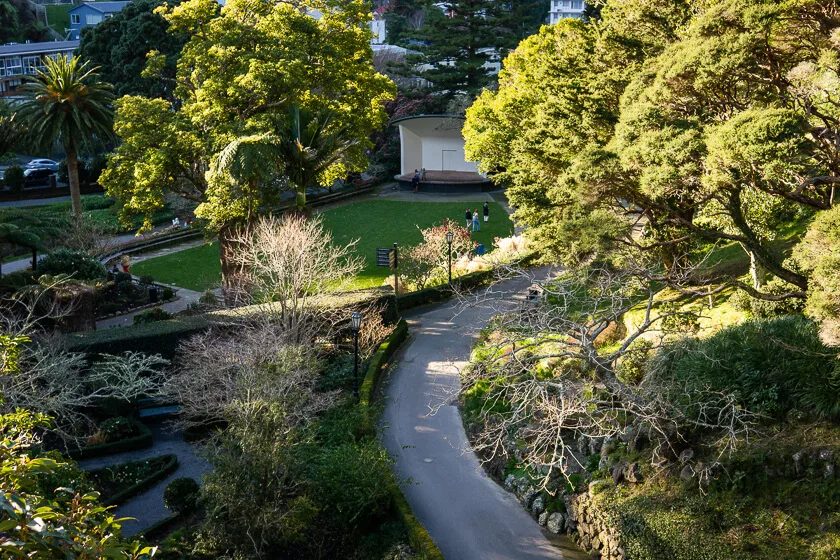 Wellington Botanical Gardens.