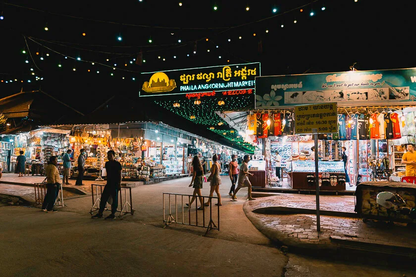Siem Reap Night Market.