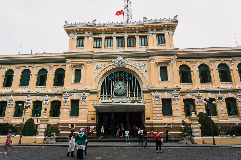 Saigon Central Post Office.